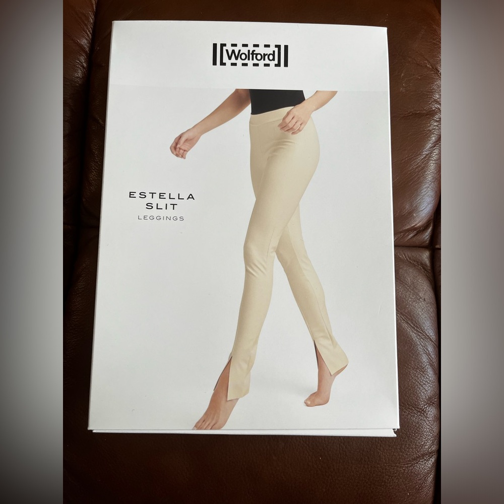 Wolford Estella Slit Leggings in Black